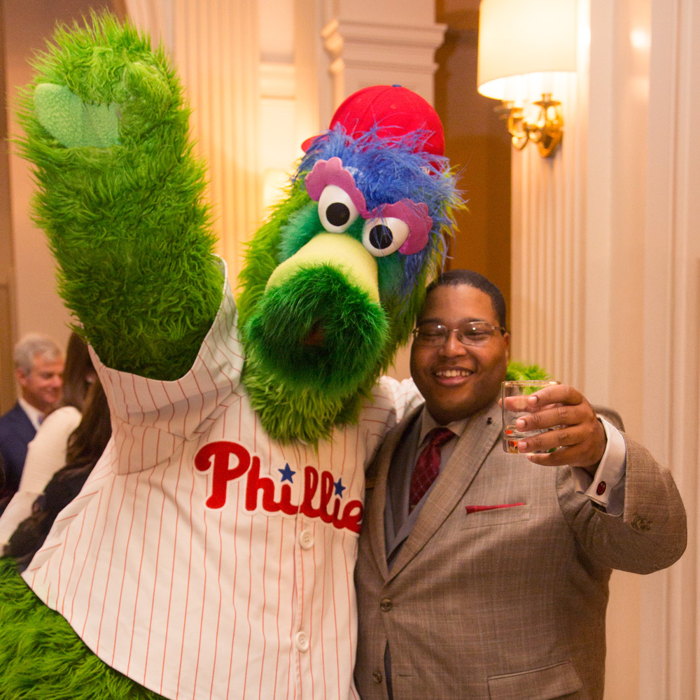 Phanatic Philly Phanatic at RCOP